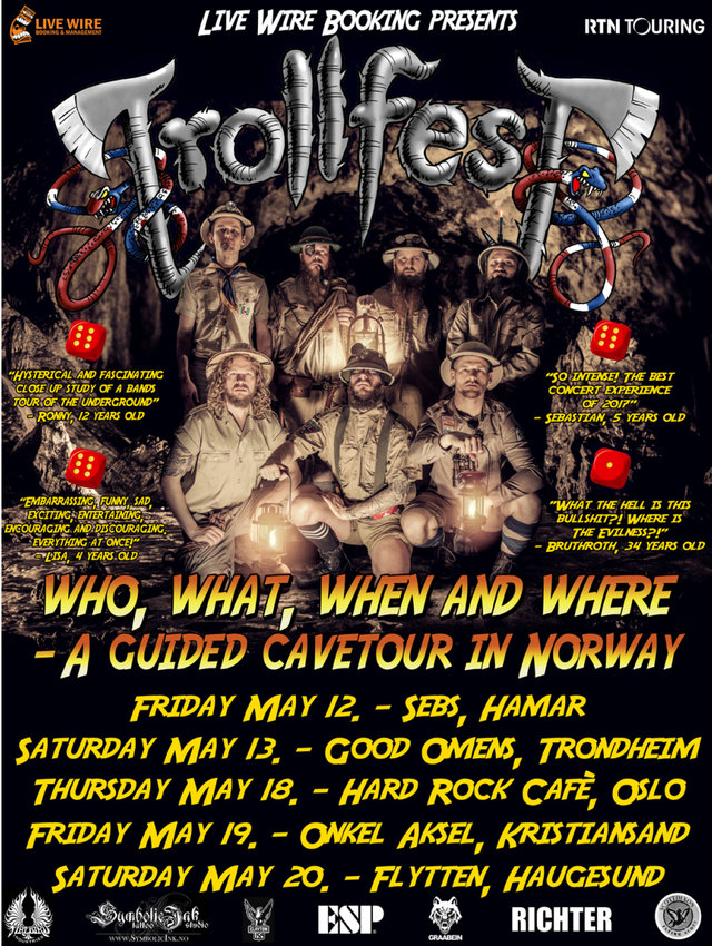 trollfest tour norway2017